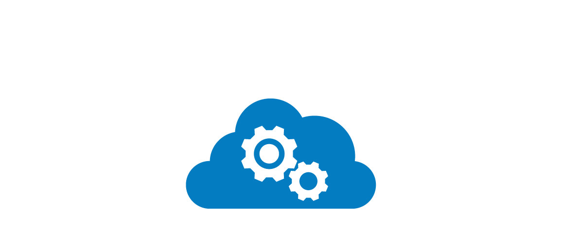 Blue cloud icon