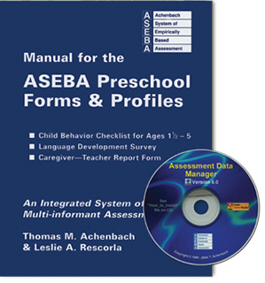 Photo of ASEBA-PC ™  Child Behavior Checklist for Ages 1½ 5 and Caregiver-Teacher Report Form for Ages 1½ 5