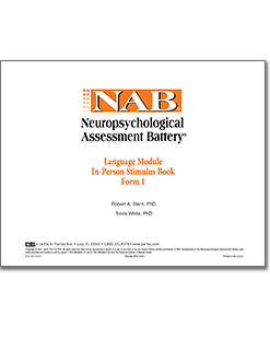 Photo of Neuropsychological Assessment Battery ® Language Module | PAR