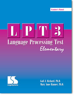 Photo of Language Processing Test: Elementary