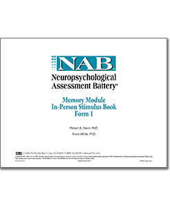 Photo of Neuropsychological Assessment Battery ®  Memory Module