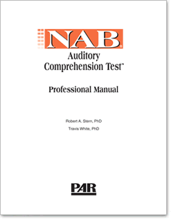 Photo of NAB ®  Auditory Comprehension Test ™ | PAR