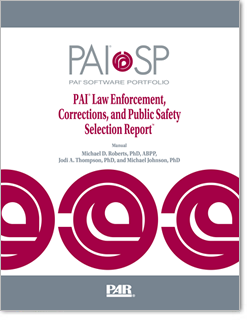 Photo of PAI ®  Law Enforcement, Corrections, and Public Safety Selection Report ™