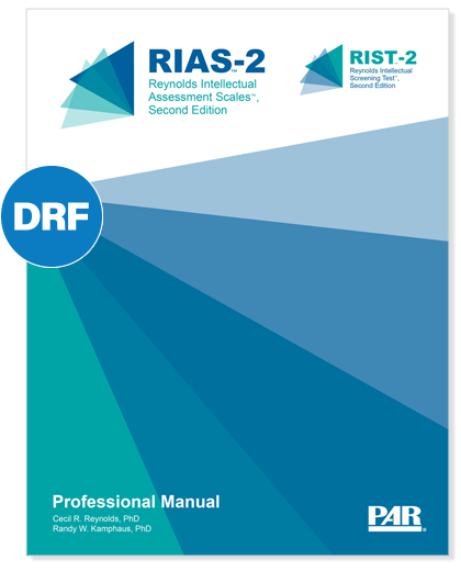 The RIAS-2 RIST-2 Professional Manual cover with the Digital Record Form logo