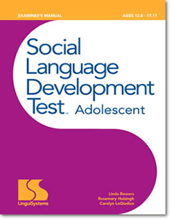 Photo of Social Language Development Test: Adolescent | SLDT-A | PAR